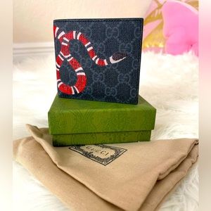 Brand new snake Gucci wallet for men
